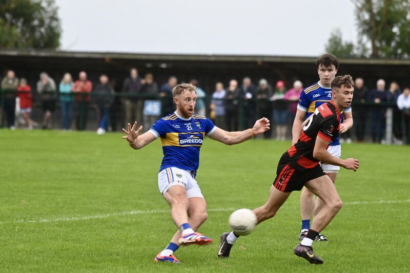 Killian O’Hanlon on the ball for Kilshannig against Newmarket. Picture: Larry Cummins Killian O’Hanlon on the ball for Kilshannig against Newmarket. Picture: Larry Cummins