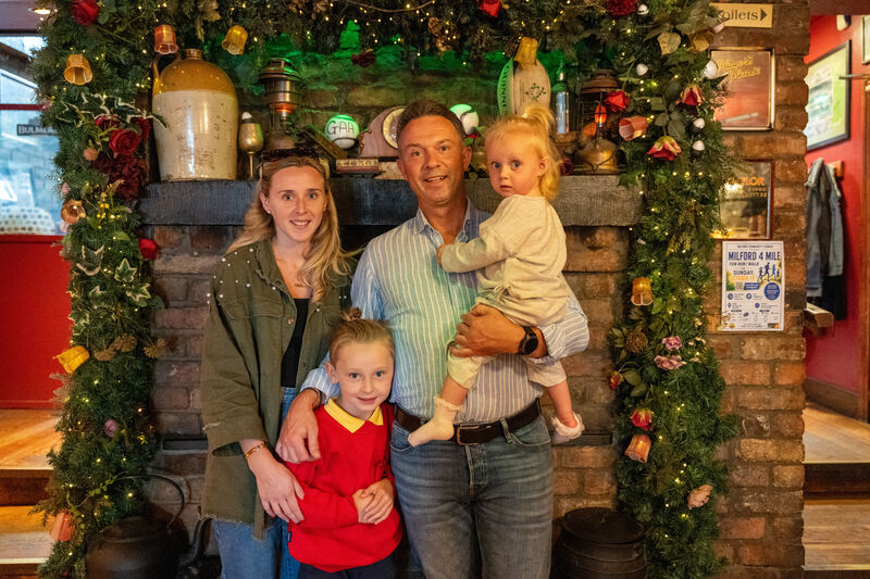 Claude Gough with his family, Liadh, Iarlaith, and Lilly in Geary’s on Main Street, Charleville. Picture: Noel Sweeney
Claude Gough with his family, Liadh, Iarlaith, and Lilly in Geary’s on Main Street, Charleville. Picture: Noel Sweeney