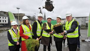 <p>Then taoiseach Enda Kenny turning the sod on the €50m Cork event centre with lord mayor Chris O'Leary; tánaiste Joan Burton; defence minister Simon Coveney; Live Nation Ireland CEO Mike Adamson; and BAM Ireland CEO Theo Cullinane in 2016. File picture: Daragh McSweeney/Provision</p> <p>Then taoiseach Enda Kenny turning the sod on the €50m Cork event centre with lord mayor Chris O'Leary; tánaiste Joan Burton; defence minister Simon Coveney; Live Nation Ireland CEO Mike Adamson; and BAM Ireland CEO Theo Cullinane in 2016. File picture: Daragh McSweeney/Provision</p>