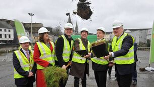 <p>Then taoiseach Enda Kenny turning the sod on the €50m Cork event centre with lord mayor Chris O'Leary; tánaiste Joan Burton; defence minister Simon Coveney; Live Nation Ireland CEO Mike Adamson; and BAM Ireland CEO Theo Cullinane in 2016. File picture: Daragh McSweeney/Provision</p> <p>Then taoiseach Enda Kenny turning the sod on the €50m Cork event centre with lord mayor Chris O'Leary; tánaiste Joan Burton; defence minister Simon Coveney; Live Nation Ireland CEO Mike Adamson; and BAM Ireland CEO Theo Cullinane in 2016. File picture: Daragh McSweeney/Provision</p>