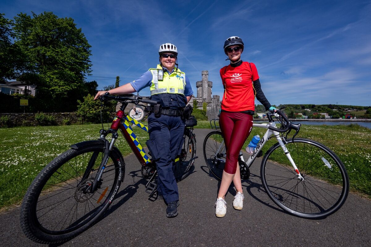 Garda Karen Ring and CUH Charity’s Monika Seidel all geared up for the Cork to Paris charity cycle in aid of CUH last year. Picture: Chani Anderson
Garda Karen Ring and CUH Charity’s Monika Seidel all geared up for the Cork to Paris charity cycle in aid of CUH last year. Picture: Chani Anderson