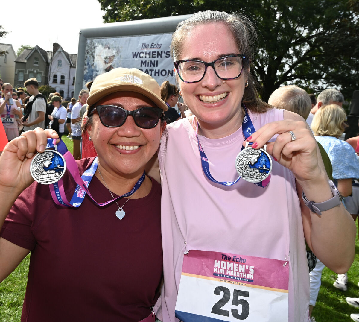 Margaret Donnellan (right) and Aimee Naynosa with their medals after The Echo Women’s Mini Marathon. Picture:Eddie O’Hare
Margaret Donnellan (right) and Aimee Naynosa with their medals after The Echo Women’s Mini Marathon. Picture:Eddie O’Hare