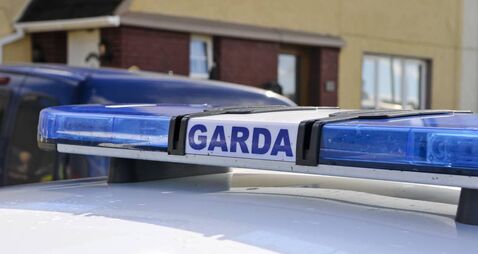Garda stock image.jpg Blue lights on the roof of a Garda Siochana Irish police car