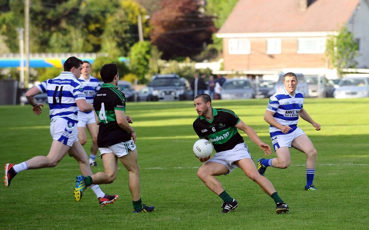 Brian O'Regan of Nemo Rangers in possession during the 2013 SFC first round replay against Castlehaven in Bandon. Picture: Denis Scannell
