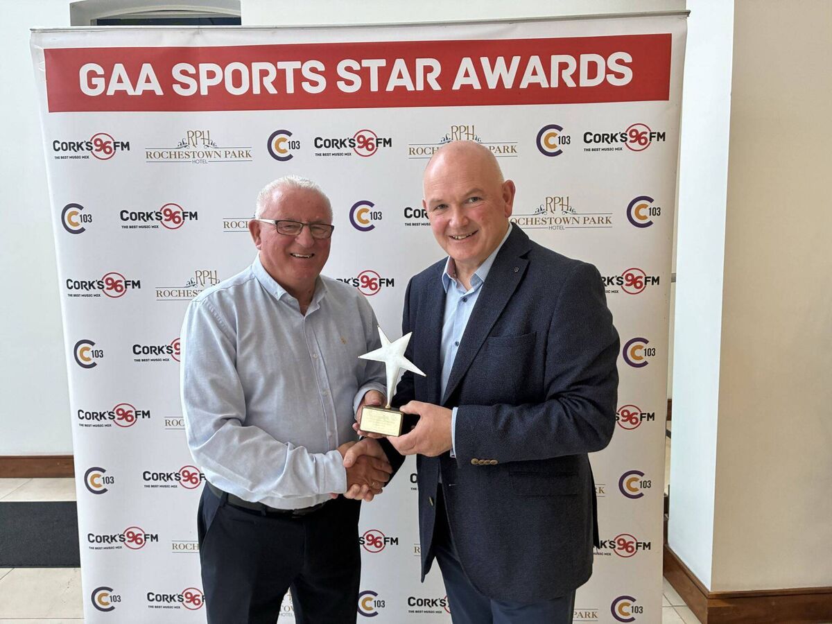 96FM/C103 Sports Star Award winner for August, Ger Manley, with Finbarr McCarthy. Picture: Tony O'Connell 96FM/C103 Sports Star Award winner for August, Ger Manley, with Finbarr McCarthy. Picture: Tony O'Connell