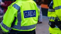 Garda inscription on a police jacket from Ireland