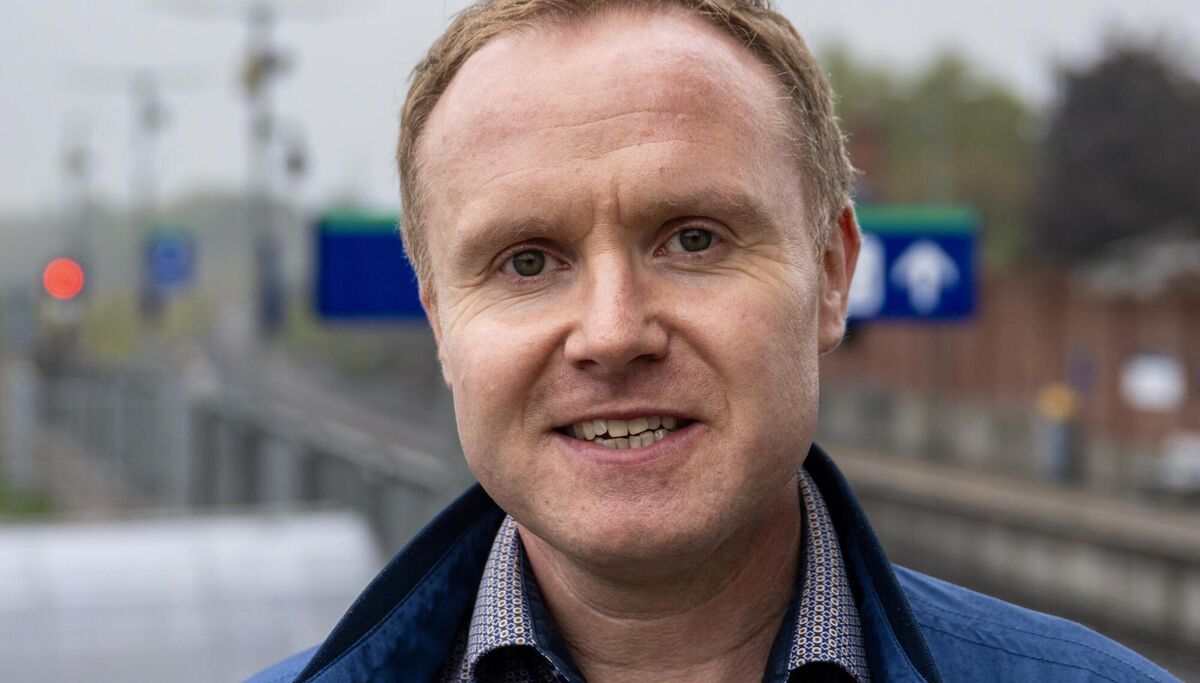 Liam Quaide at Midleton train station. Picture: Chani Anderson.