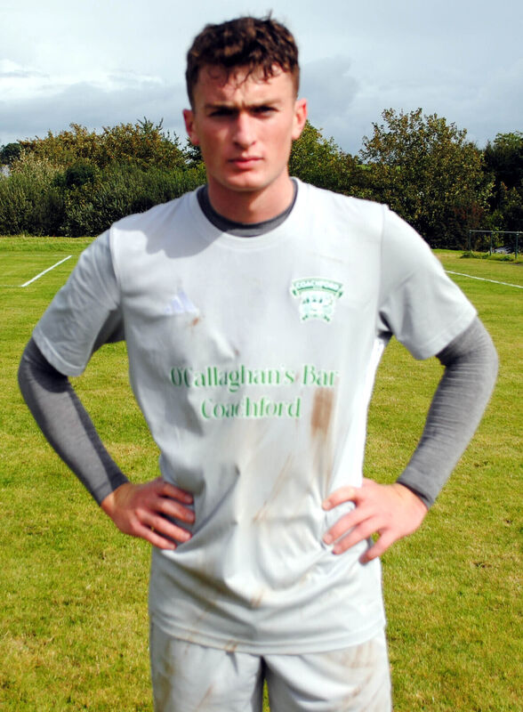 Ace frontman Luke Casey, whose attacking quality will be crucial for Coachford AFC as they chase FAI Junior Cup history.