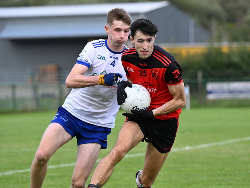 Sean Ó Muimhneacháin with possession. Picture: Larry Cummins Sean Ó Muimhneacháin with possession. Picture: Larry Cummins