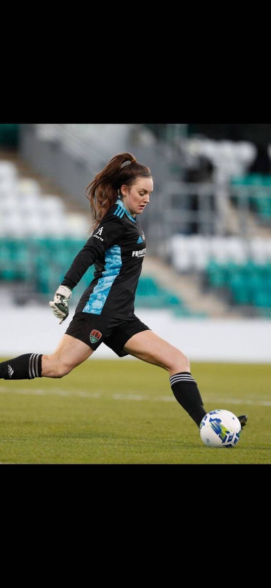 A young Maria O’Sullivan in action for Cork City U17 side.