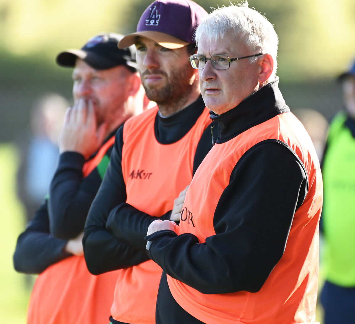 Nemo Rangers manager Robbie O'Dwyer against Castlehaven. Picture: Eddie O'Hare
