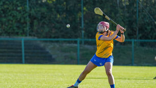 <p> St Finbarr's ace shooter Sorcha McCartan nailed 0-8 against Sars. Picture: Noel Sweeney</p>