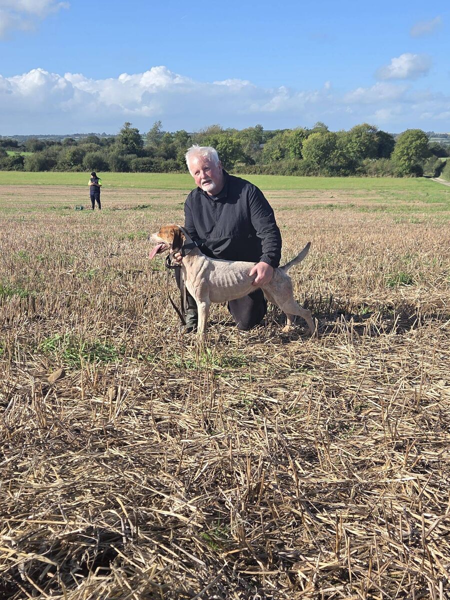 Frank Allen of Griffin United with Stargaze, winner the Open non winner's draghunt at Ballyclough. Frank Allen of Griffin United with Stargaze, winner the Open non winner's draghunt at Ballyclough.