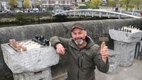DENIS chess 1 Cork Simon Community Stone Carving Group to hold first public exhibition