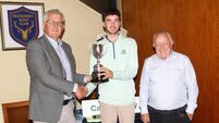 Golfer Ronan O’Keeffe wins the Bruen Youths competition in Muskerry Golf Club