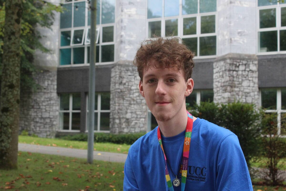 UCC student Ruairí Smith says living in the city part-time ‘makes it hard to find work in Cork because employers want someone who stays seven days a week’. Picture: Alex Cunningham