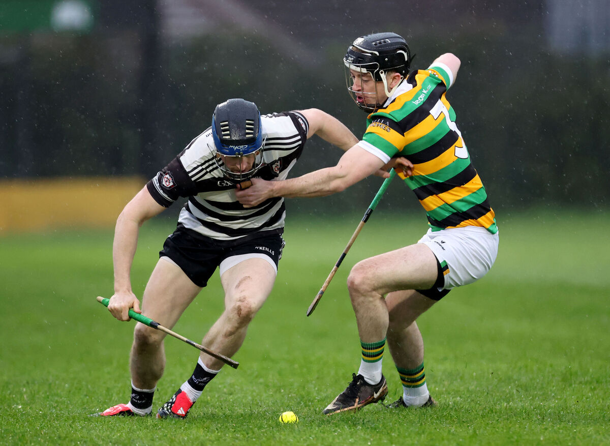  Liam Coughlan, Glen Rovers, tackles Conor Lehane, Midleton during their league meeting earlier in the year. Picture: Jim Coughlan.