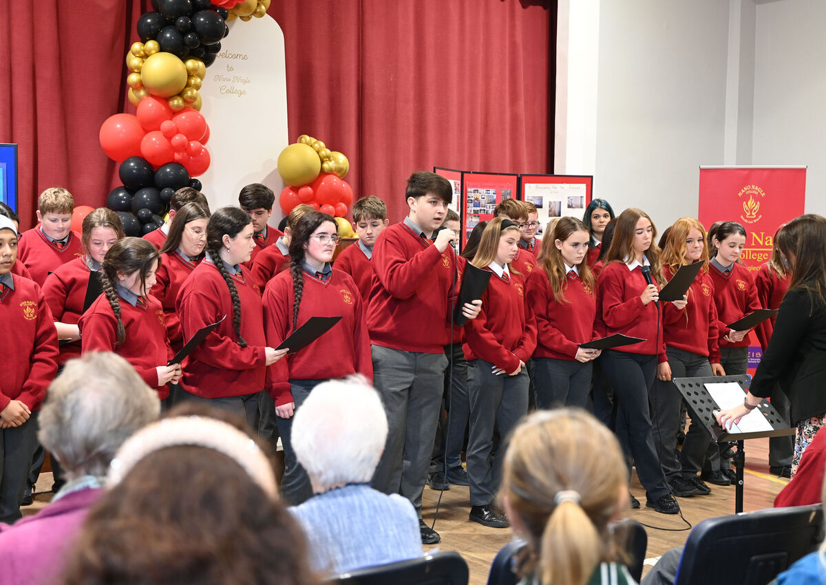 The school choir performing at the grand opening of Nano Nagle college and unveiling of the new T4 specialist classrooms. The school choir performing at the grand opening of Nano Nagle college and unveiling of the new T4 specialist classrooms.