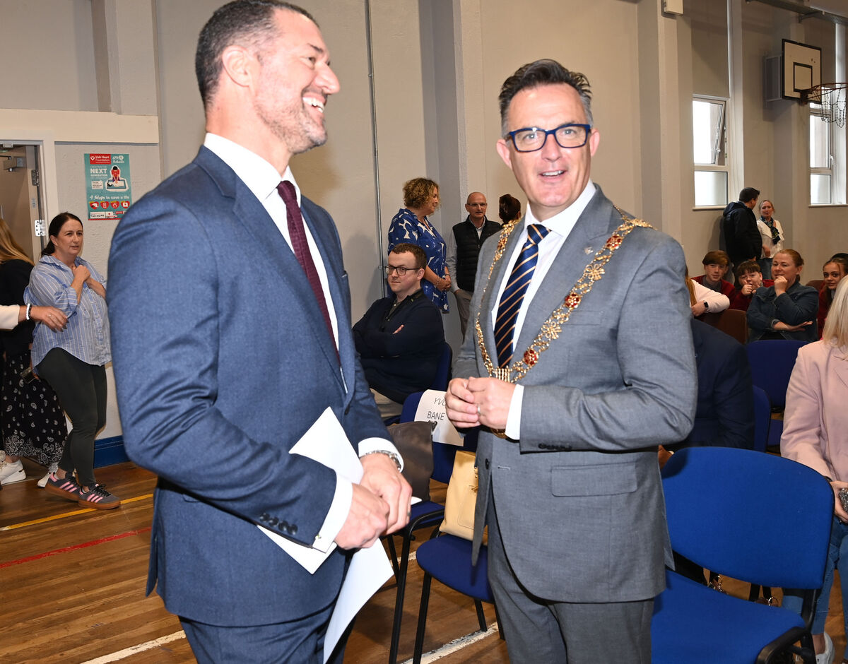 Principal Kieran Verryt with the Lord Mayor. Principal Kieran Verryt with the Lord Mayor.