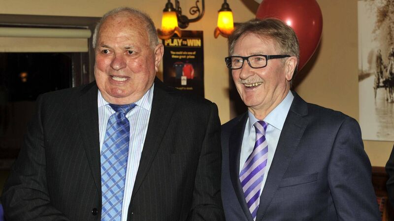 Sars' Tom O'Donoghue and Gerald McCarthy Cork's 1966 captain