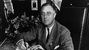 <p>President Roosevelt was the target of a bungled assassination attempt in 1935, before he was elected to the office</p> <p>President Roosevelt was the target of a bungled assassination attempt in 1935, before he was elected to the office</p>