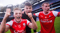 Brendan Lehane, Michael O’Driscoll and Ian O'Callaghan celebrate winning 12/1/2025
