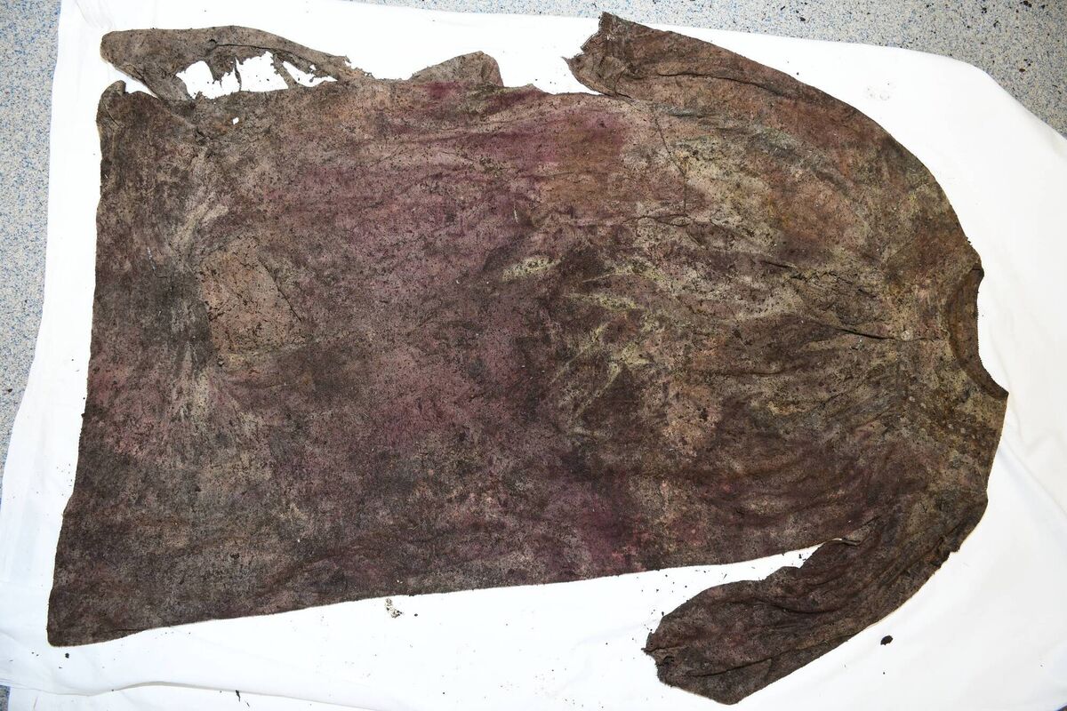 The nightdress discovered at the scene where skeletal remains were found. The nightdress discovered at the scene where skeletal remains were found.