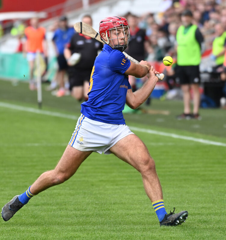 St Finbarr's William Buckley shoots against Kanturk. Picture: Eddie O'Hare