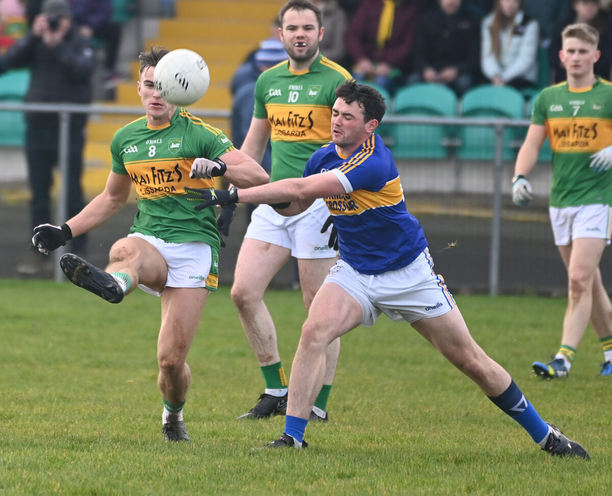Kilmurry's Kyle Kelleher shoots. Picture: Eddie O'Hare Kilmurry's Kyle Kelleher shoots. Picture: Eddie O'Hare