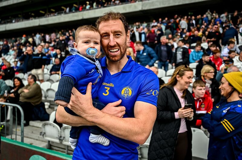 Jamie Burns of St Finbarr's with his son Ruairí. Picture: Tyler Miller/Sportsfile Jamie Burns of St Finbarr's with his son Ruairí. Picture: Tyler Miller/Sportsfile