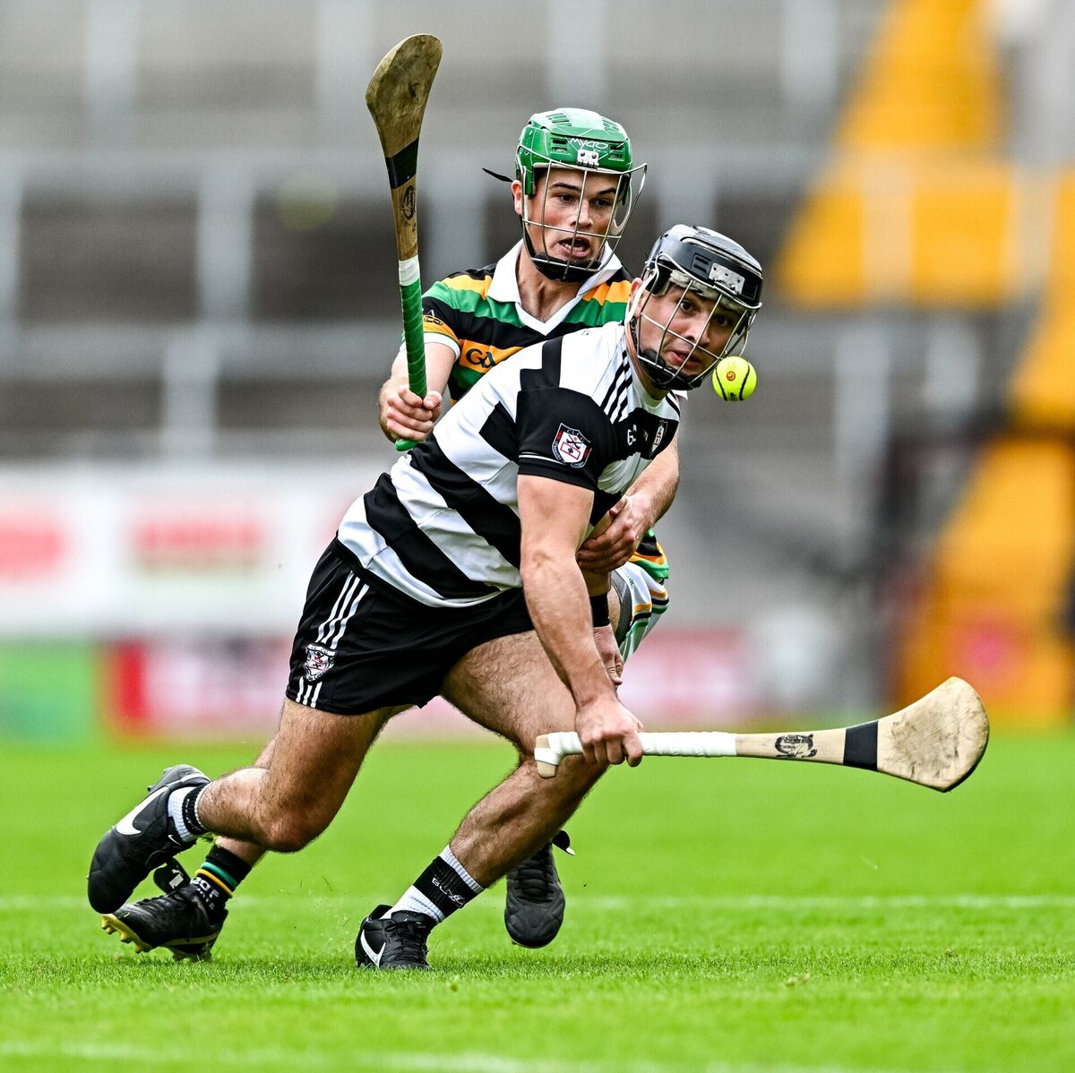 Mikey Finn of Midleton in action against Rhys Dunne of Glen Rovers. Picture: Tyler Miller/Sportsfile Mikey Finn of Midleton in action against Rhys Dunne of Glen Rovers. Picture: Tyler Miller/Sportsfile