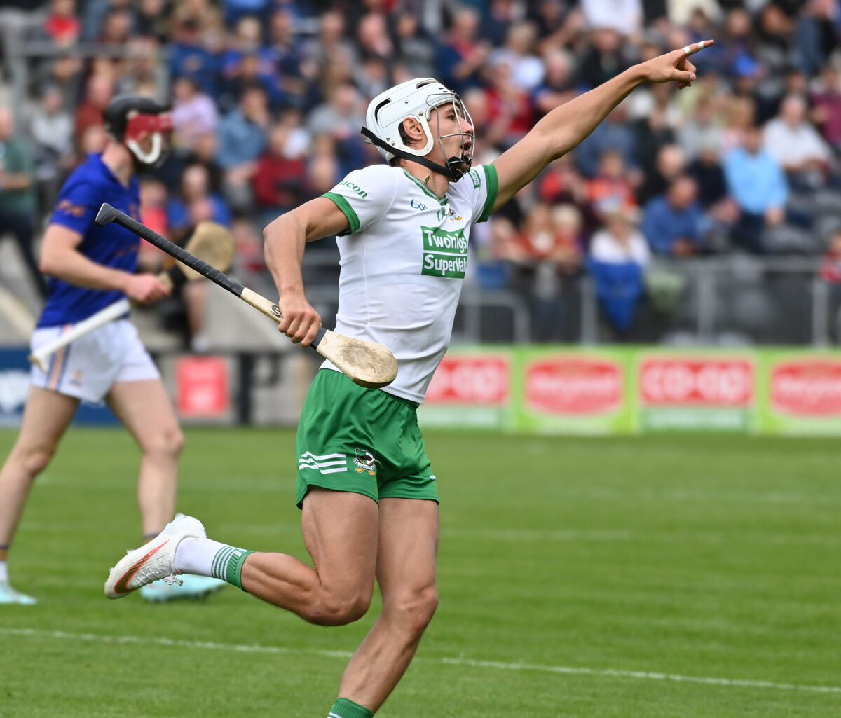 Kanturk's Alan Walsh celebrates his goal against St Finbarr's. Picture: Eddie O'Hare Kanturk's Alan Walsh celebrates his goal against St Finbarr's. Picture: Eddie O'Hare