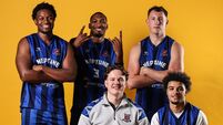 Sam Smith, Sam Smith, Sean McCarthy, Jalen Hodge and coach Adam Drummond 15/9/2026