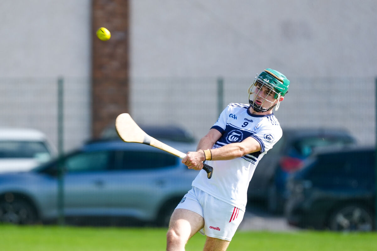 Coláiste Choilm’s Evan Stack drives the sliotar up field. Picture: Noel Sweeney Coláiste Choilm’s Evan Stack drives the sliotar up field. Picture: Noel Sweeney