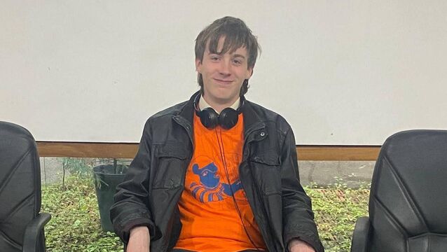 <p>Robert Lee, a member of Cork City Comhairle na nÓg</p>