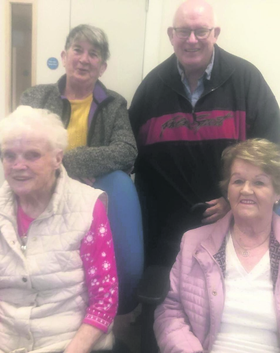 Friends of Midleton Hospital committee members, back row: Maura Milton and Edmund Bailey. Front: Kathleen Woulfe and Breda Fitzgerald