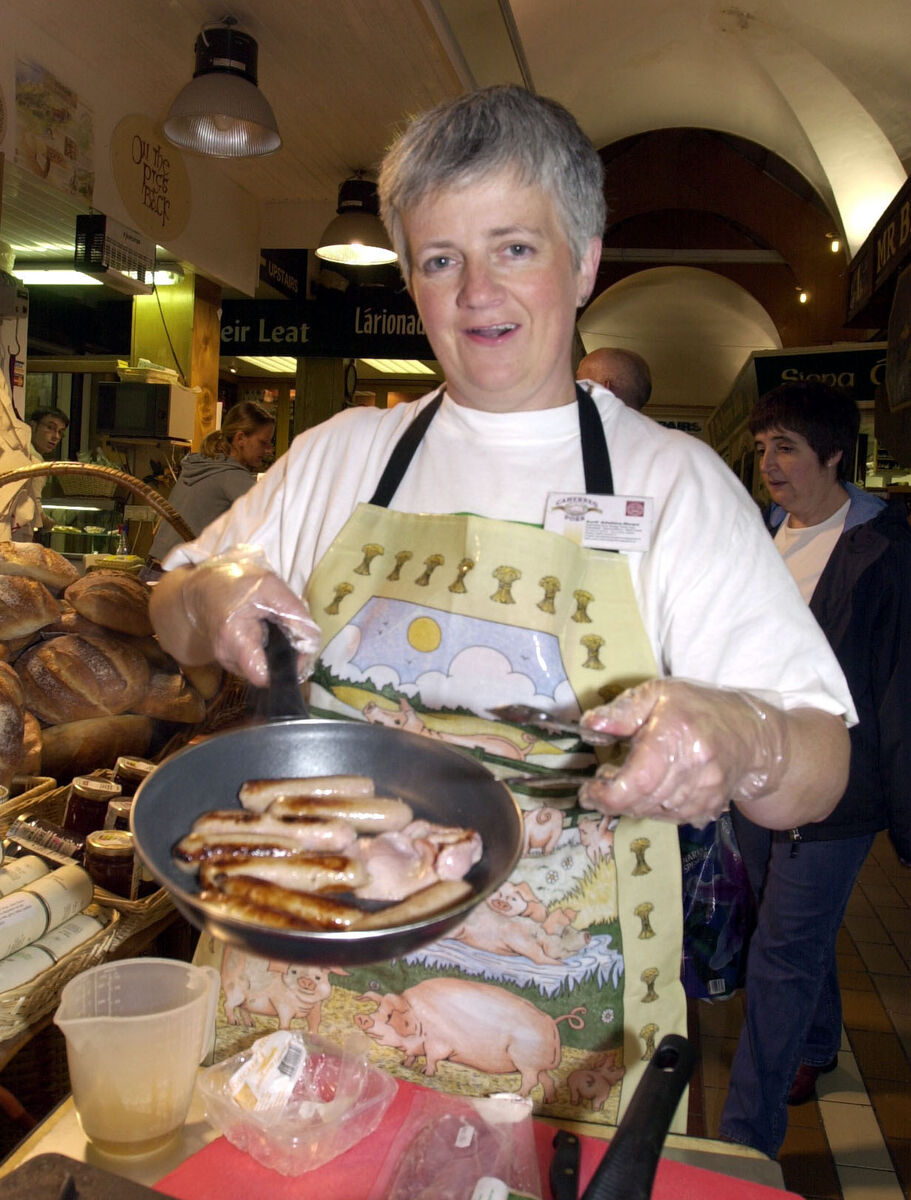 Avril Allshire Howe pictured at an English Market food fair in 2003. Picture: Eddie O’Hare Avril Allshire Howe pictured at an English Market food fair in 2003. Picture: Eddie O’Hare