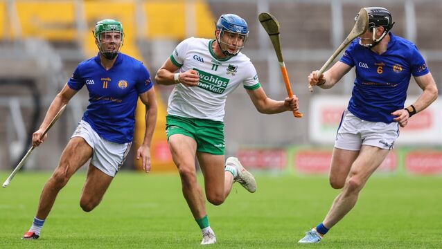 <p>Kanturk's Colin Walsh battles with Ben Cunningham and Damien Cahalane of St Finbarr's. Picture: ©INPHO/Ben Brady</p>
