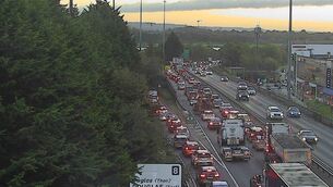 <p>Traffic on the N40 J7. Picture: TII</p> <p>Traffic on the N40 J7. Picture: TII</p>