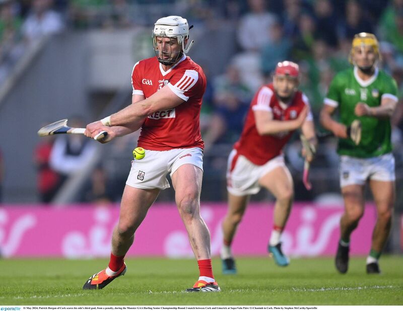 BANG: Cork's Patrick Horgan nails the game-winning penalty in their epic Munster SHC tie with Limerick in Páirc Ui Chaoimh in May, 2024. Picture: Stephen McCarthy/Sportsfile BANG: Cork's Patrick Horgan nails the game-winning penalty in their epic Munster SHC tie with Limerick in Páirc Ui Chaoimh in May, 2024. Picture: Stephen McCarthy/Sportsfile