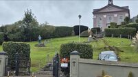 Man hospitalised after crash at church in Glanmire
