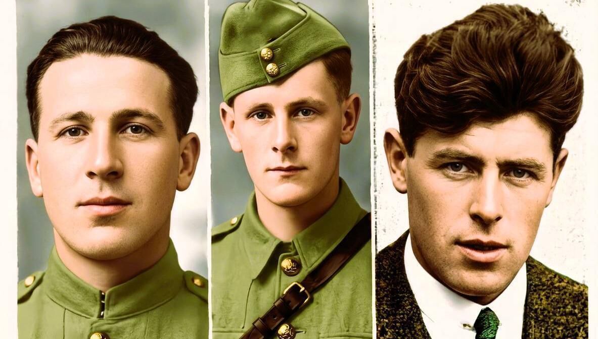 From left, Corporal Charles Brown, from Gurranabraher, Volunteer Daniel Crowley, from Blackpool, and Volunteer Richard Mintern, from Blarney Street - three of the soldiers who lost their lives in the accident in Mourneabbey in 1939 From left, Corporal Charles Brown, from Gurranabraher, Volunteer Daniel Crowley, from Blackpool, and Volunteer Richard Mintern, from Blarney Street - three of the soldiers who lost their lives in the accident in Mourneabbey in 1939