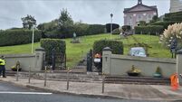 'Thank God no children outside' says priest after car driven down Glanmire church steps, injuring driver