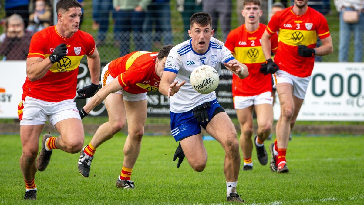Cill na Martra’s Tadhg Ó Corcora breaks through against Éire Óg. Picture: Chani Anderson