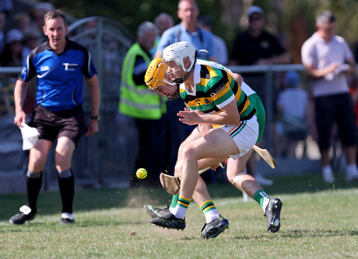  Adam Lynch of Glen Rovers in action against Liam O'Keeffe of Kanturk. Picture: Jim Coughlan