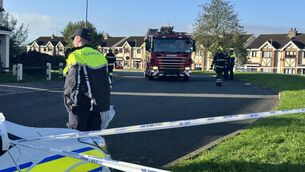 <p>Gardaí have launched a murder investigation after an arson attack on a house in Waterford City claimed the lives of two adults and two children. Picture: Mícheál Ó Scannáil/PA Wire</p>
