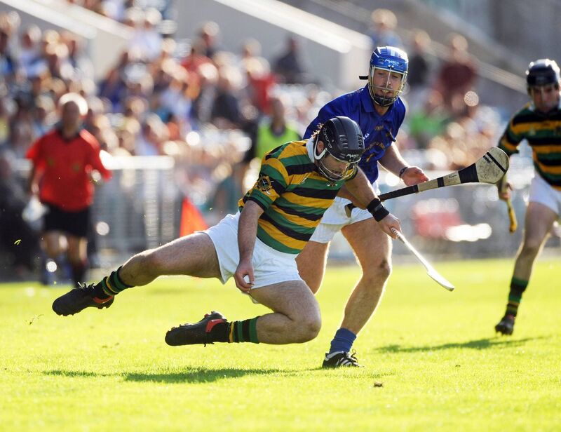 Glen Rovers' David Goggin is tackled by St Finbarr's Ronan Curran at Páirc Uí Chaoimh in 2010. Picture: Eddie O'Hare