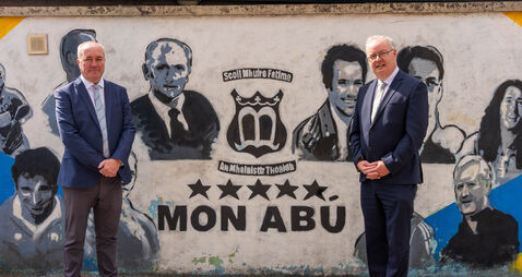 Junior minister visits North Mon school to open new building