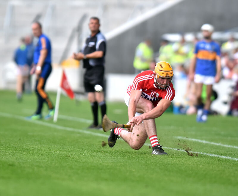 Declan Dalton with a brilliant sideline point against Tipperary in the 2018 U21 final at Páirc Uí Chaoimh. Picture: Eddie O'Hare Declan Dalton with a brilliant sideline point against Tipperary in the 2018 U21 final at Páirc Uí Chaoimh. Picture: Eddie O'Hare