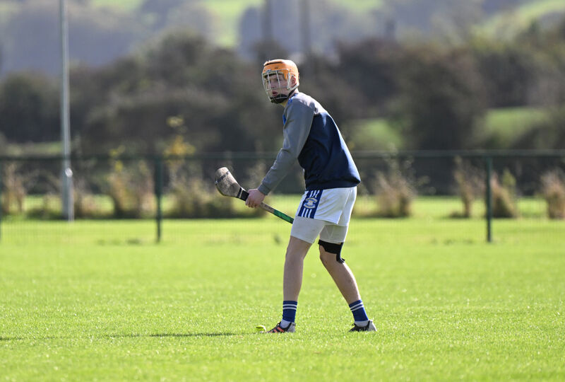 Gaelcholáiste Mhuire AG North Mon goalkeeper Gabhán Ó Ceallacháin ines up to score a point from a 65 in he first half in the TUS Corn an Artaigh Harty Cup Round 1 game at Castlelyons. Gaelcholáiste Mhuire AG North Mon vs Ardscoil Rís. Picture: Larry Cummins Gaelcholáiste Mhuire AG North Mon goalkeeper Gabhán Ó Ceallacháin ines up to score a point from a 65 in he first half in the TUS Corn an Artaigh Harty Cup Round 1 game at Castlelyons. Gaelcholáiste Mhuire AG North Mon vs Ardscoil Rís. Picture: Larry Cummins